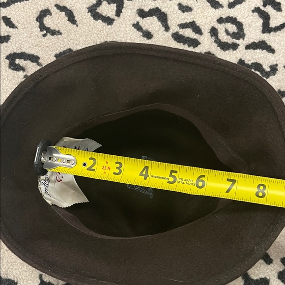 Vintage Henry Pollak New York Peachfelt Brown Wool Hat Paris Boutique  Bow Trim